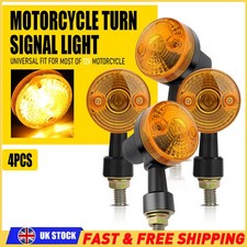 UK STOCK 4Pcs Black Motorcycle