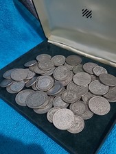 Pre 1947 silver coins - oz,