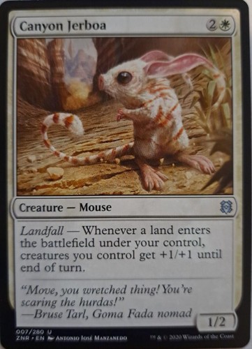 Canyon jerboa zendikar - jerboa,