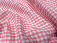 Mini Gingham Linen Fabric