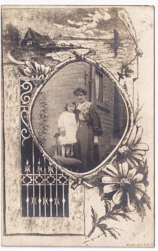 1904 rppc postcard mother - 1904,