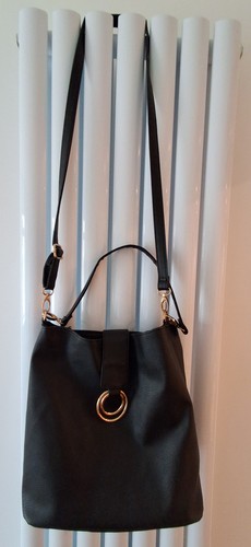 Peacocks black handbag - peacocks,