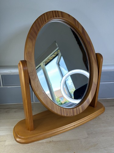 Vintage pine freestanding oval - vintage,