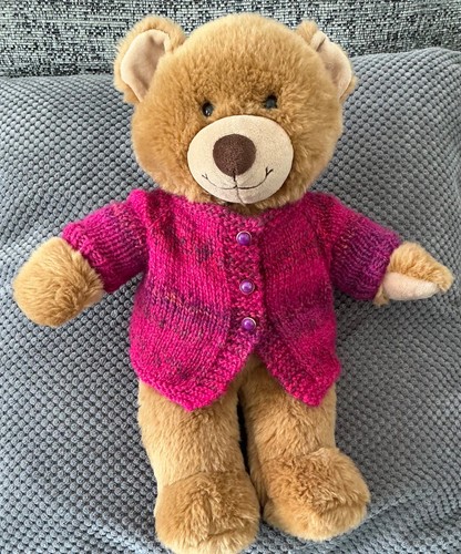 Hand knitted teddy - hand,