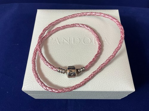 Nwot pandora 925 pink leather - pink,