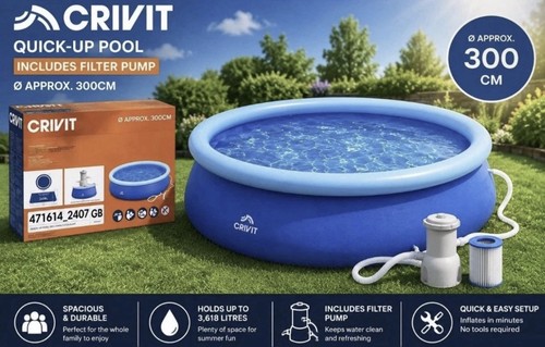 Crivit 10ft quick up - crivit, quick-up