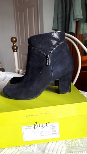 Hotter suede leather ankle - hotter,