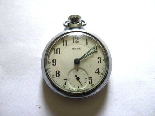 Smiths chromed gents hand wind - smiths,