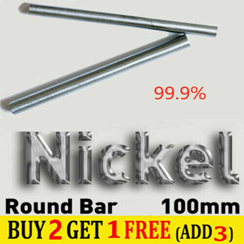 100mm pure nickel round bar - 100mm,