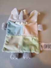 Disney Store Dumbo Elephant Baby Comforter Soft Toy Soother Blankie Pastal 