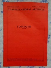 Sheet Music 'Tonight' from