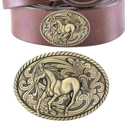 Cowboy belt buckle - horse,