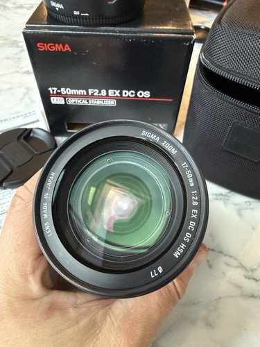 Sigma 50mm ex - 17-50mm, f/2.8