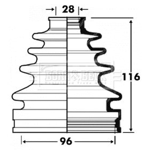 Borg beck drive shaft - borg, &