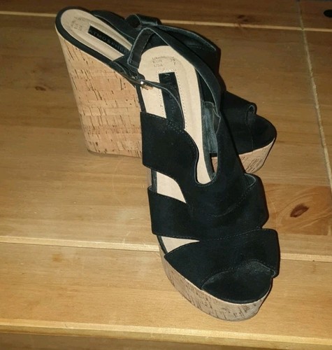 Atmosphere ladies black shoes - black,