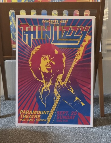 Thin lizzy poster - lizzy, a3