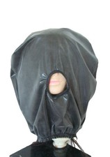 Latex Sissy Punishment Mask Slave Hood Dolly Humiliation Roleplay Black Rubber