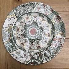 Vintage Masons Ironstone Applique Printed/Hand painted  Decorative Plate 10.5”