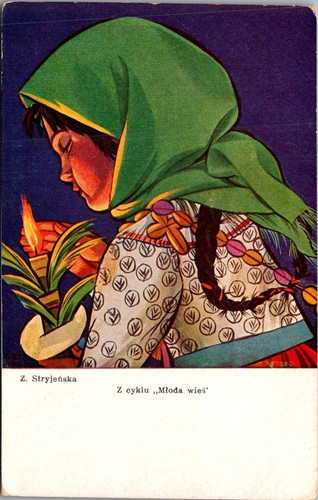 Woman with candle young - woman,