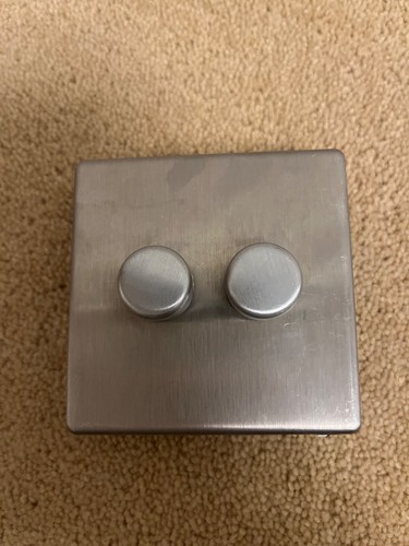 Single gang double dimmer - double,