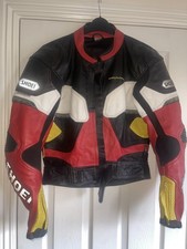 Shoei vintage leather motor