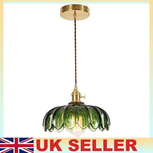 Vintage glass pendant light - pendant,