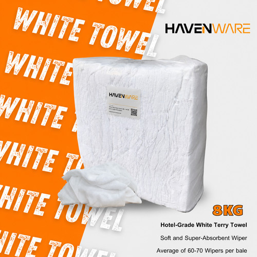 8kg premium white terry - 8kg,