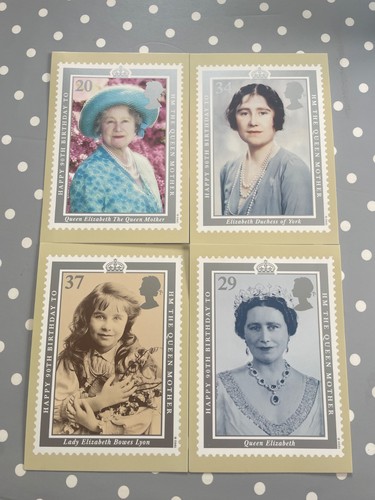 Royal postcard stamp set 4 - postcard,