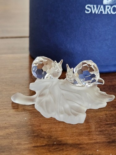 Swarovski crystal baby - baby, snails