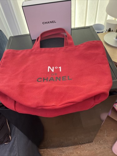 Chanel tote red - tote, canvas