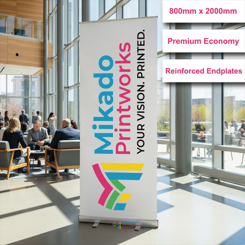 Roller banner printed premium - roller,