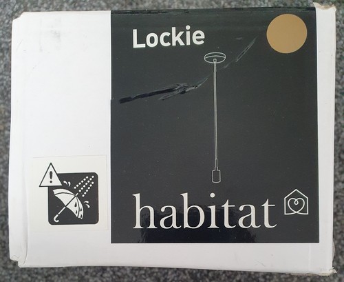 Habitat lockie pendant gold - lockie,