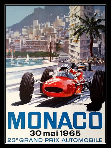 Monaco 1965 retro metal - 1965,,