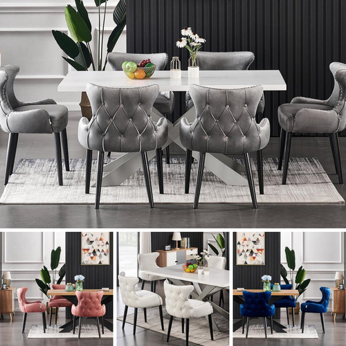 Luxury white dining table set - luxury,