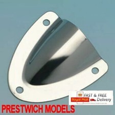 LARGE STAINLESS STEEL AIRSCOOP rc gas nitro POLISHED 57mm x 54mm rc boat N