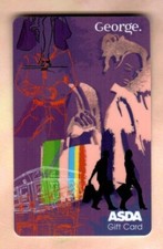 ASDA ( UK ) Colorful Shoppers ( 2011 ) Gift Card ( $0 )