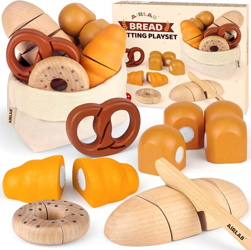 Deluxe wooden bread - wooden, play