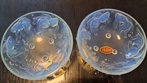 Pair sabino glass bol - pair, "bol