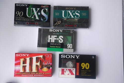 Sony chrome cassettes - sony,