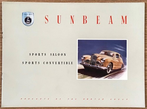 Sunbeam iii sports saloon - sunbeam, mk
