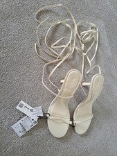 Zara Leather Cream White