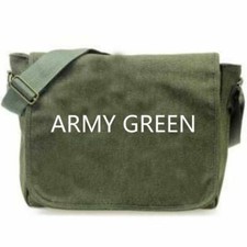 Men Casual Messenger Shoulder Bag Rucksack Canvas Haversack Military Retro Bag