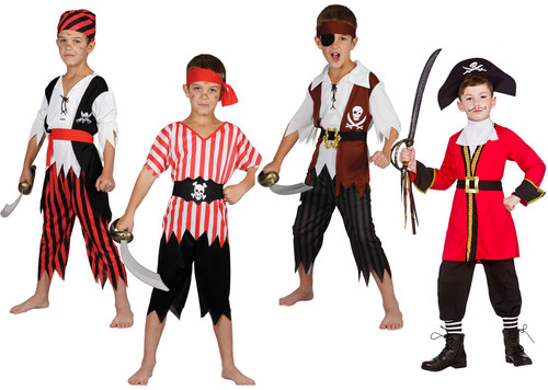 Boys pirate costume - boys,