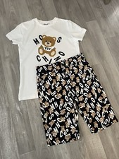 Boys Moschino teddy T shirt Shorts Set co ord Size 14 years