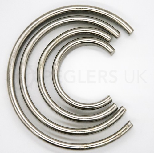 Flat clamp mainspring - c,
