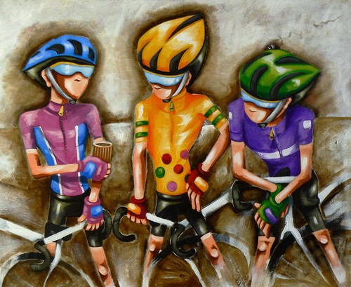 Large canvas print bike - ,
