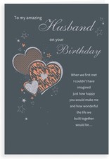 Amazing Husband Birthday Card