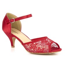 WOMENS LACE MARY JANE HIGH