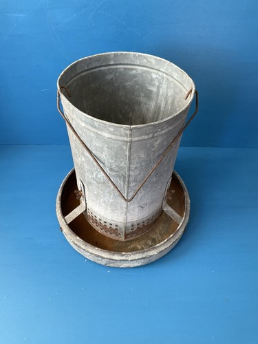 Vintage galvanised large - galvanised,