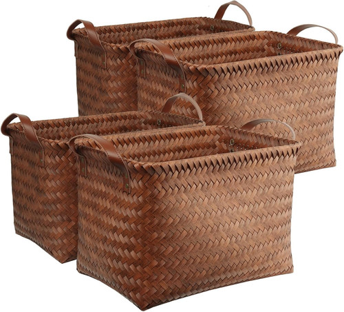 Handwoven clothes basket - clothes,